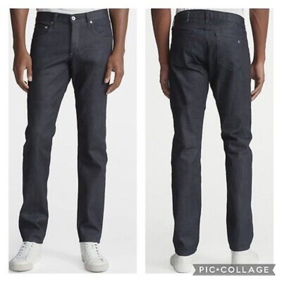Rag & BoneFit 2 - Tonal Rinse Slim Fit Dark Indigo Authentic Stretch Jean 32